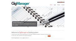 Desktop Screenshot of gigmanager.se